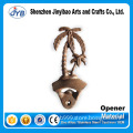 Innovative design custom metal keyring funny palm tree keychain gift wholesale